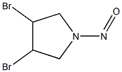 PYRROLIDINE,3,4-DIBROMO-1-NITROSO- Structure