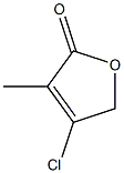 3-CHLORO-4-METHYL-5(2H)-FURANONE Structure