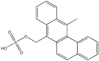 7-SULFOXYMETHYL-12-METHYLBENZ[A]ANTHRACENE Structure