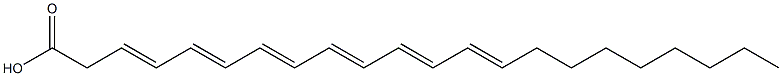 N-3-DOCOSAHEXAENOICACID 구조식 이미지