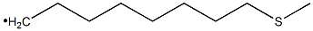 8-METHYLTHIOOCTYL Structure