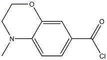4-METHYL-3,4-DIHYDRO-2H-1,4-BENZOXAZINE-7-CARBONYL CHLORIDE: TECH. 구조식 이미지