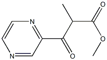 METHYL-2-METHYL-3-(PYRAZIN-2-YL)-3-OXOPROPIONATE Structure