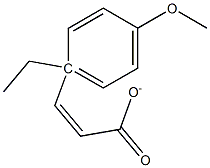 1-Ethyl p-methoxy-cis-cinnamate 구조식 이미지