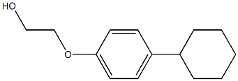 2-(p-Cyclohexyl-Phenoxy )ethanol 구조식 이미지