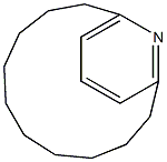 2,6-Decamethylene pyridine 구조식 이미지