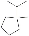 1-methyl-1-isopropylcyclopentane Structure