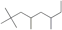 2,2,4,6-tetramethyloctane 구조식 이미지