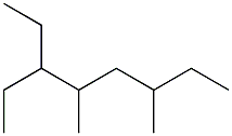 3,5-dimethyl-6-ethyloctane Structure
