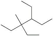 3-methyl-3,4-diethylhexane Structure