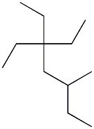 3-methyl-5,5-diethylheptane Structure