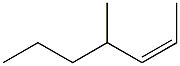 4-methyl-cis-2-heptene Structure