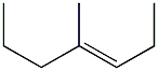 4-methyl-trans-3-heptene Structure