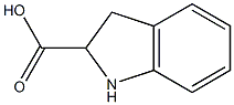 2-INDOLINECARBOXYLIC ACID Structure