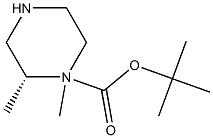 (2R,5R)-1-N-BOC-DIMETHYL-PIPERAZINE 구조식 이미지