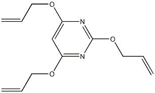 2:4:6-triallyloxypy-rimidine Structure