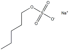 sodium amylsulfate 구조식 이미지