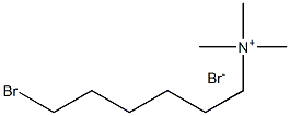 6-BROMOHEXYL TRIMETHYL AMMONIUM BROMIDE Structure