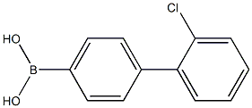 2'-chlorobiphenyl-4-ylboronic
 acid Structure