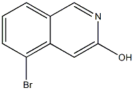 3-Hydroxy-5-bromoisoquinoline 구조식 이미지