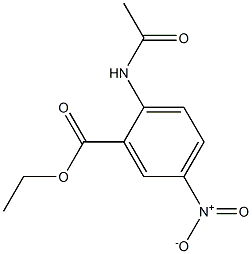 2-ACETAMIDO-5-NITROBENZOIC ACID ETHYL ESTER 구조식 이미지