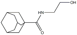 N-(2-HYDROXYETHYL)ADAMANTANE-1-CARBOXAMIDE 구조식 이미지