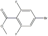 4-BROMO-2,6-DIFLUOROBENZOIC ACID METHYL ESTER 구조식 이미지