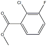 2-CHLORO-3-FLUOROBENZOIC ACID METHYL ESTER 구조식 이미지