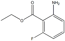 2-AMINO-6-FLUOROBENZOIC ACID ETHYL ESTER Structure