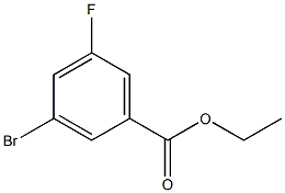 3-BROMO-5-FLUOROBENZOIC ACID ETHYL ESTER 구조식 이미지