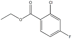 2-CHLORO-4-FLUOROBENZOIC ACID ETHYL ESTER Structure