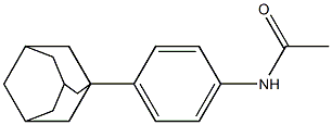 1-(4-ACETYLAMINOPHENYL)ADAMANTANE 구조식 이미지