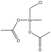 CHLOROMETHYL(METHYL)DIACETOXYSILANE 구조식 이미지