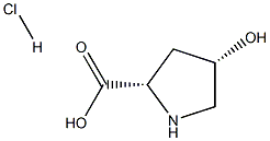 CIS-4-HYDROXY-L-PROLINE HYDROCHLORIDE Structure