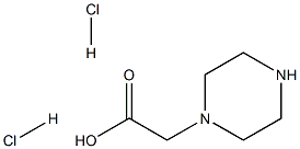 2-(PIPERAZIN-1-YL)ACETIC ACID DIHYDROCHLORIDE Structure