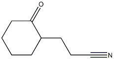 2-(2-CYANOETHYL)CYCLOHEXANONE 구조식 이미지