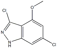 6-CHLORO-4-METHOXY-3-CHLOROINDAZOLE Structure