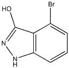 4-BROMO-3-HYDROXYINDAZOLE 구조식 이미지