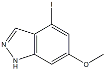 4-IODO-6-METHOXYINDAZOLE 구조식 이미지