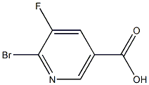 2-Bromo-3-fluoro--pyridine-5-carboxylic acid
 구조식 이미지