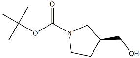 1-BOC- (S)-3-HYDROXYMETHYLPYRROLIDINE 구조식 이미지