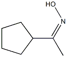 1-CYCLOPENTYL-ETHANONE OXIME Structure