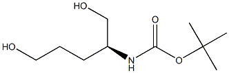 (s)-tert-butyl1,5-dihydroxypentan-2-ylcarbamate Structure