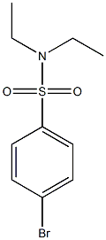 4-bromo-N,N-diethylbenzenesulfonamide 구조식 이미지