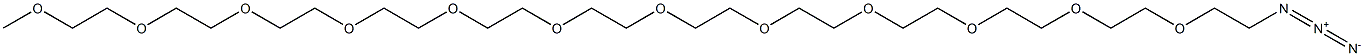 37-Azido-2,5,8,11,14,17,20,23,26,29,32,35-dodecaoxaheptatriacontane Structure