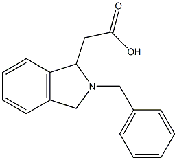 2-(2-BENZYLISOINDOLIN-1-YL)ACETIC ACID Structure