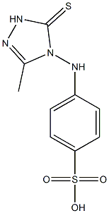 4-(3-METHYL-5-THIOXO-1H-1,2,4-TRIAZOL-4(5H)-YLAMINO)BENZENESULFONICACID Structure