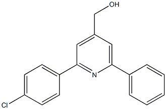 (2-(4-chlorophenyl)-6-phenylpyridin-4-yl)methanol Structure