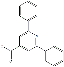 methyl 2,6-diphenylpyridine-4-carboxylate 구조식 이미지