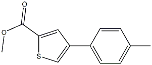 methyl 4-p-tolylthiophene-2-carboxylate 구조식 이미지